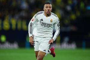 32球，姆巴佩是皇马队史首赛季进球数第4多的球员